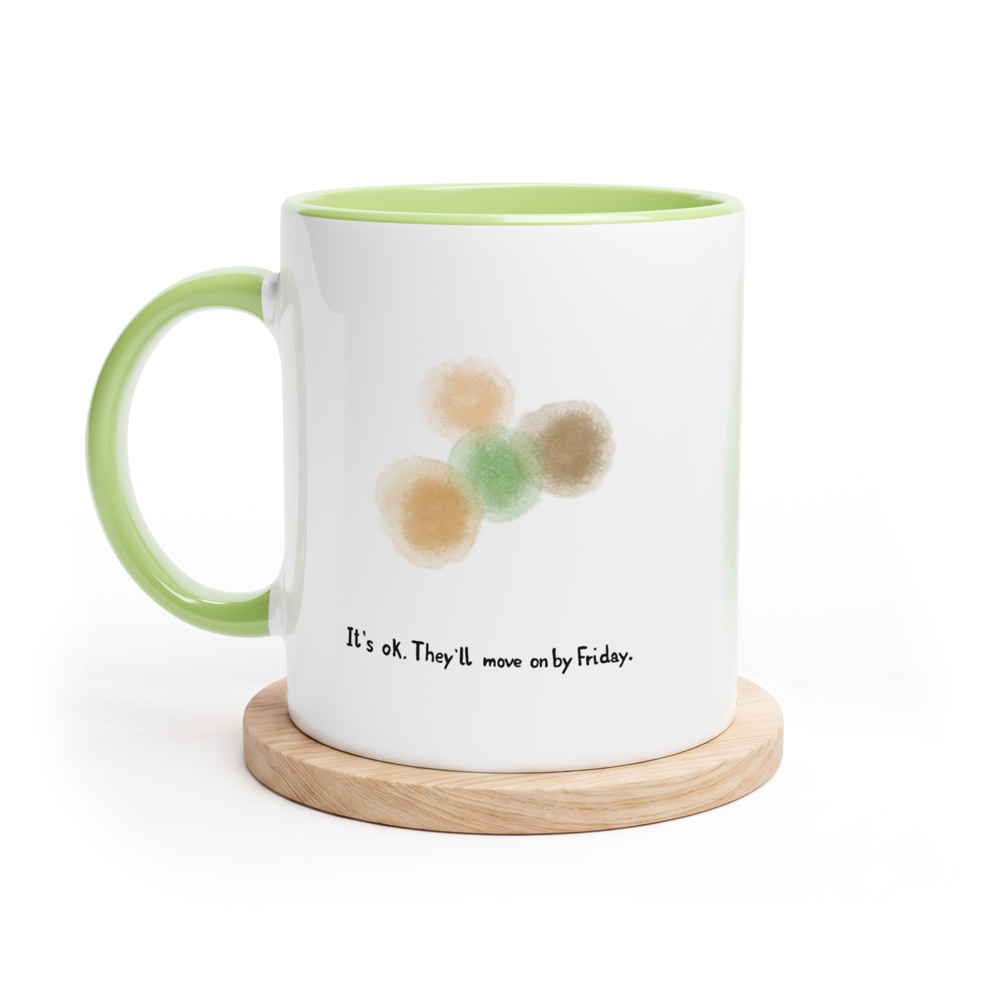 Your OKRs trigger me mug, left-handed, view 2