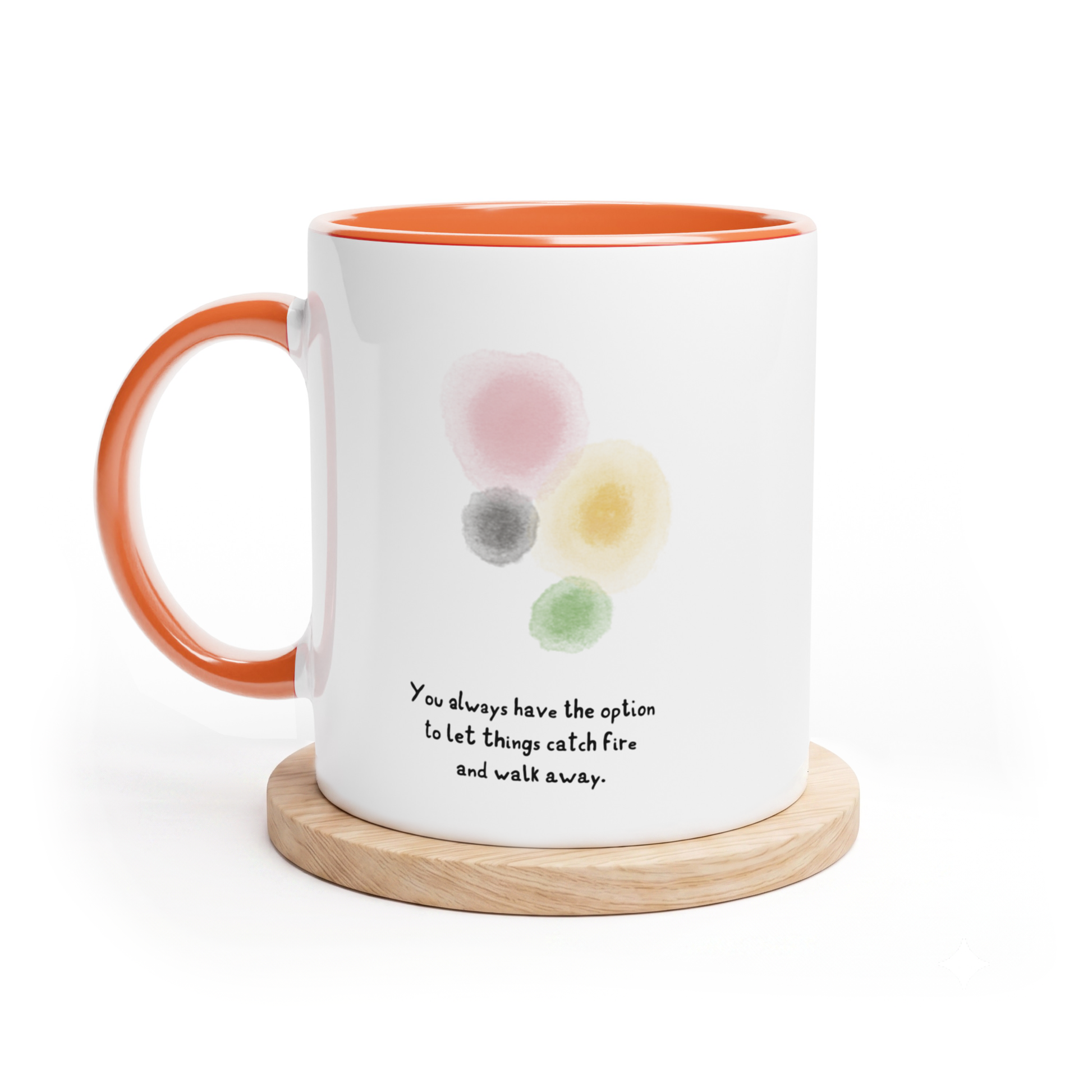 Another meeting won't fix whatever this is mug, left-handed, view 2
